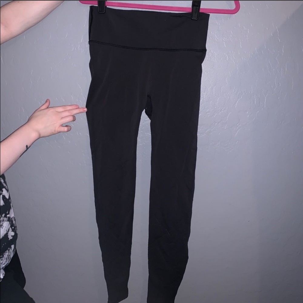 lulu lemon black leggings